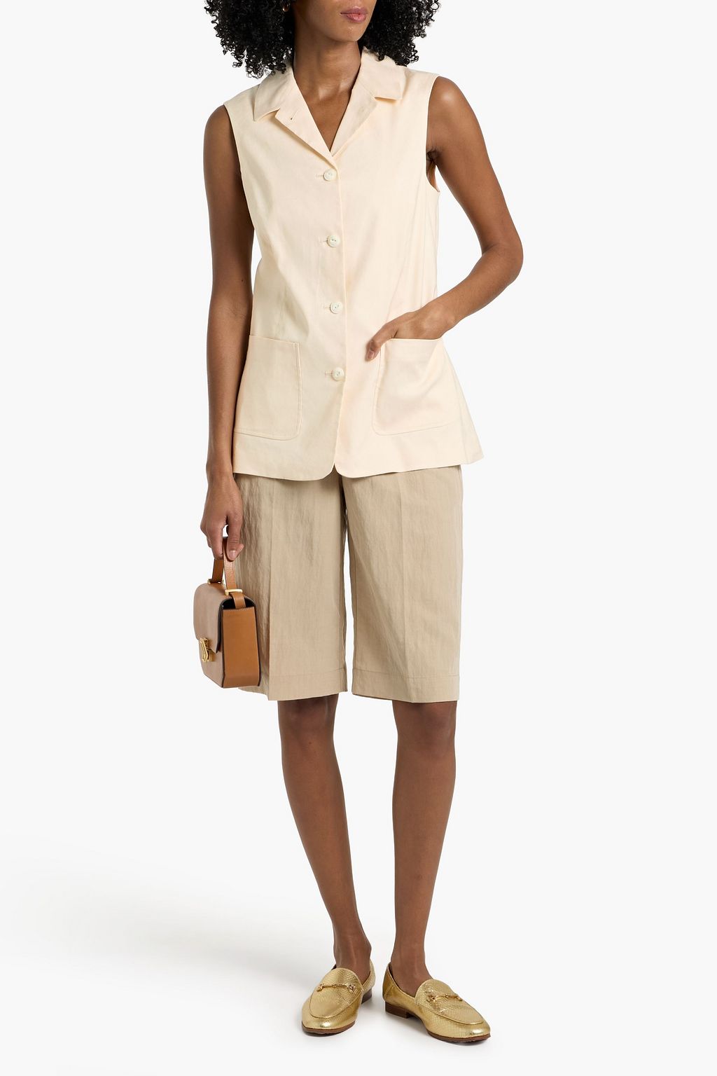 RAG & BONE Drea linen-blend vest