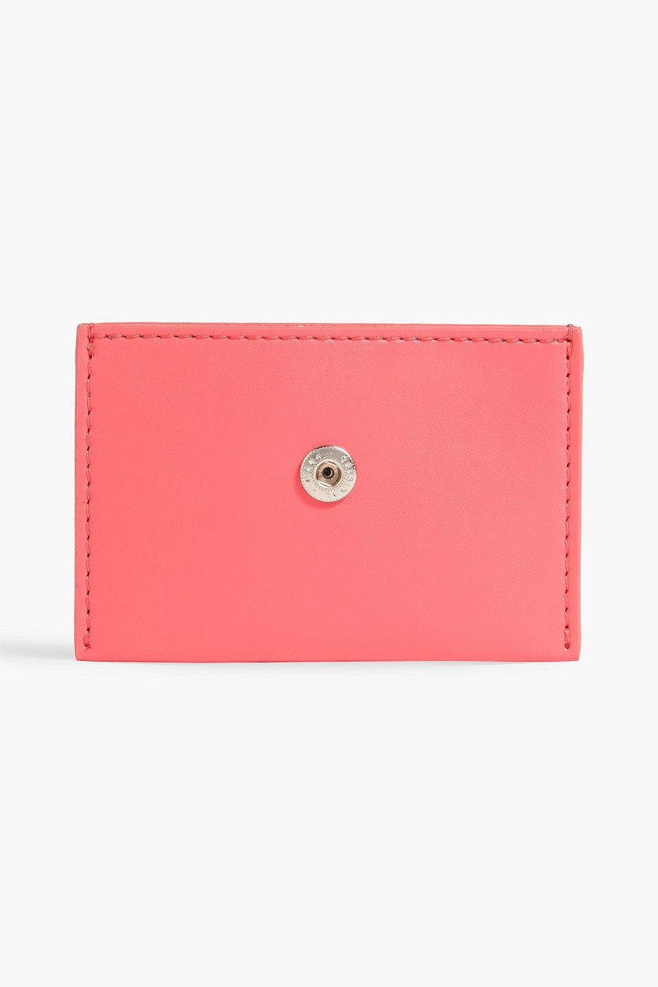 Stella Mccartney Snap-detailed Cardholder In Pink