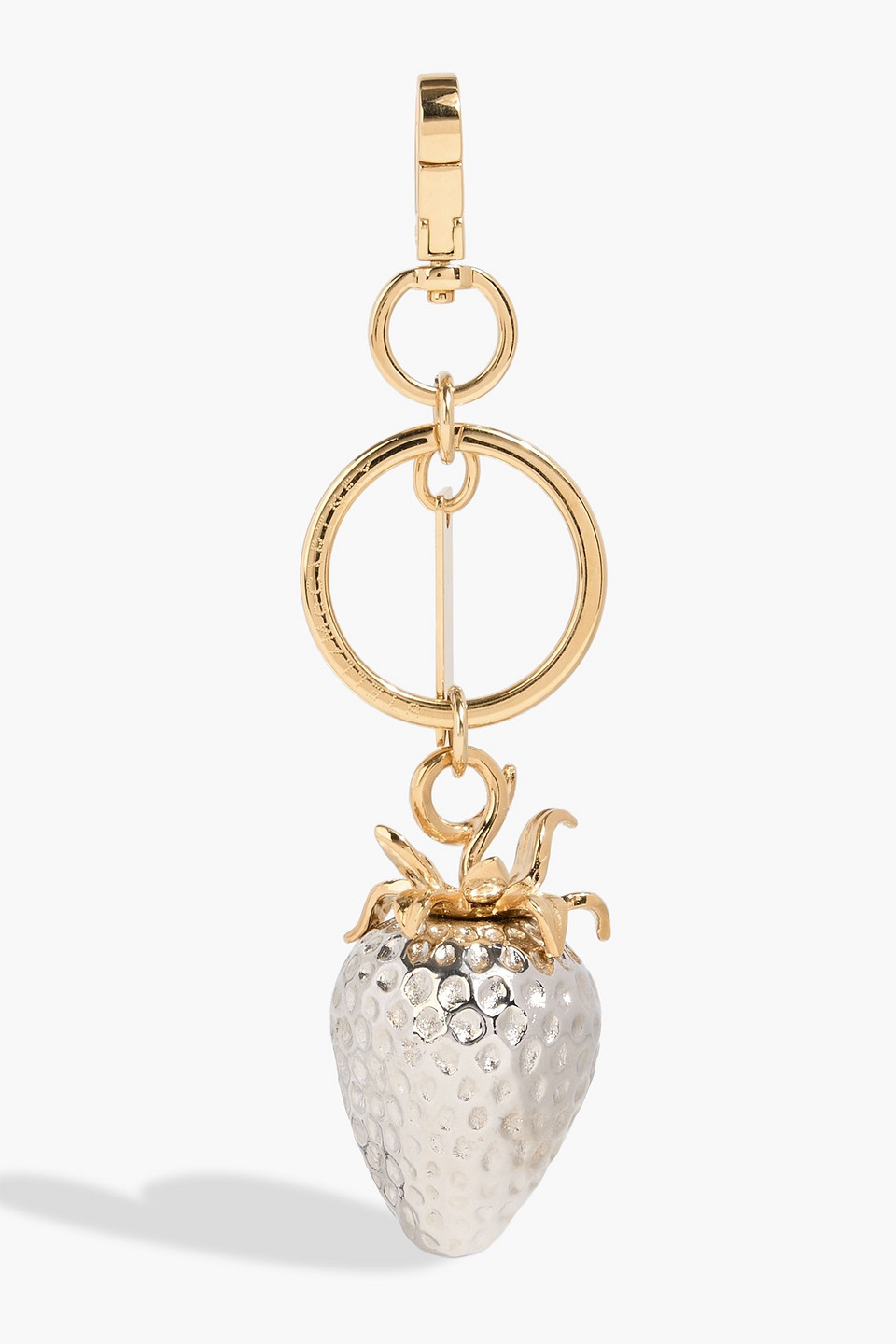 Stella Mccartney Gold And Silver-tone Keychain