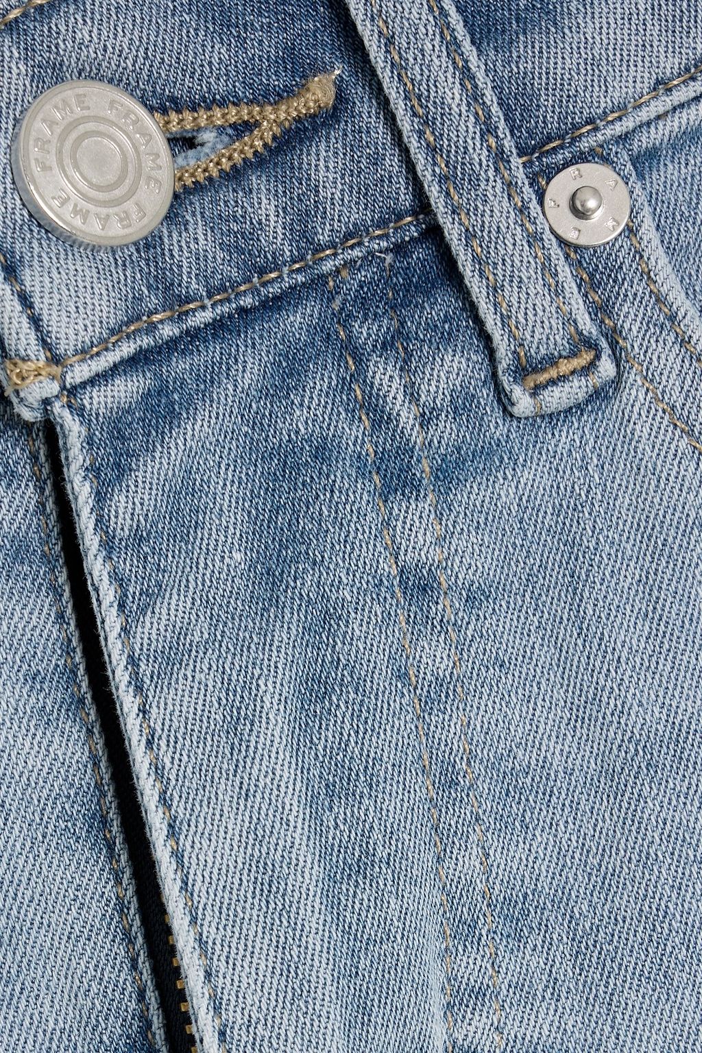 FRAME Le High Straight high-rise slim-leg jeans