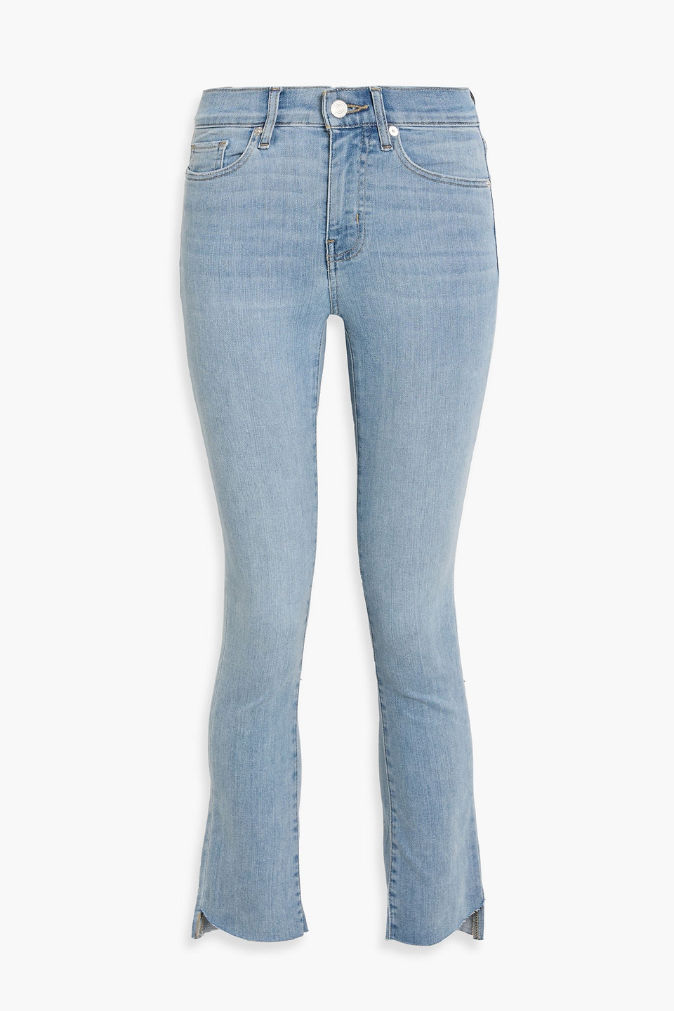 Frame Le High Straight High-rise Slim-leg Jeans In Blue