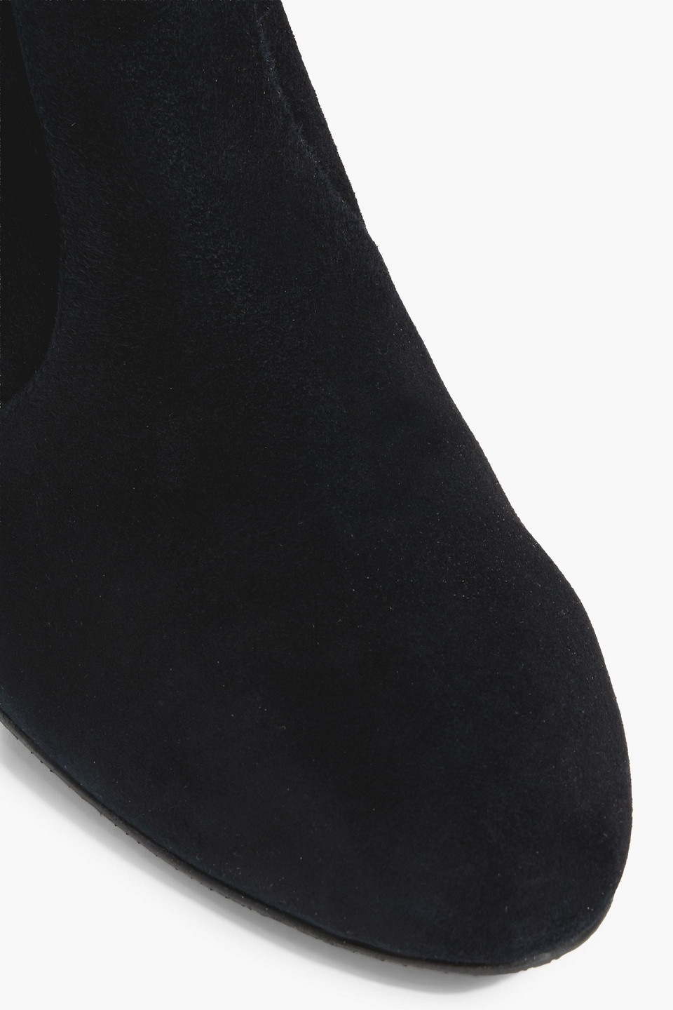 Stuart Weitzman Yuliana Suede Over-the-knee Boots In Black