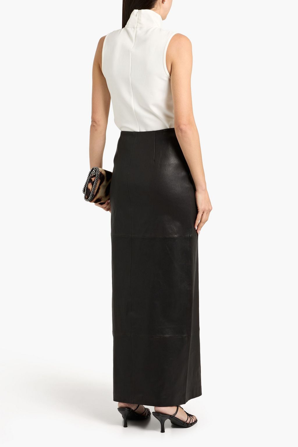 RAG & BONE Ilana leather maxi skirt
