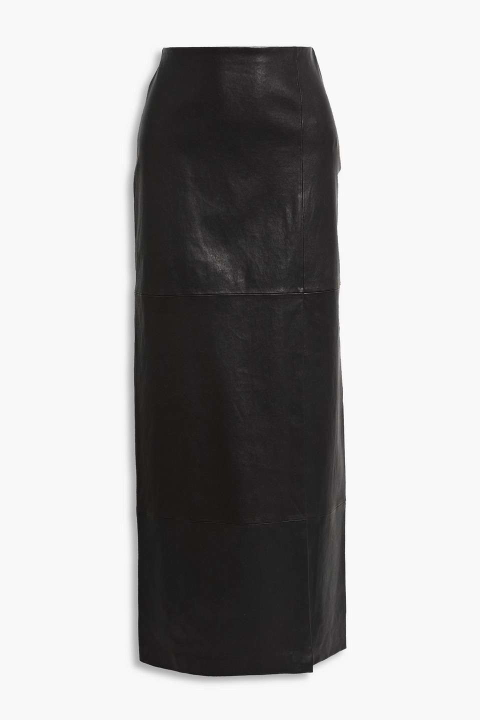 Rag & Bone Ilana Leather Maxi Skirt In Black
