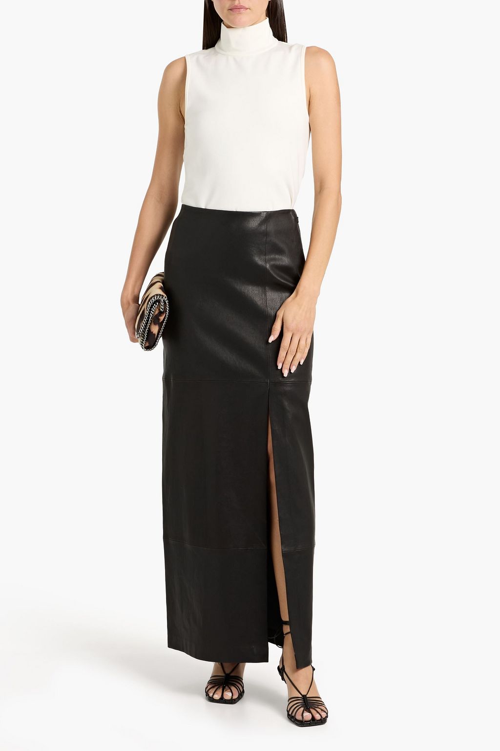 RAG & BONE Ilana leather maxi skirt