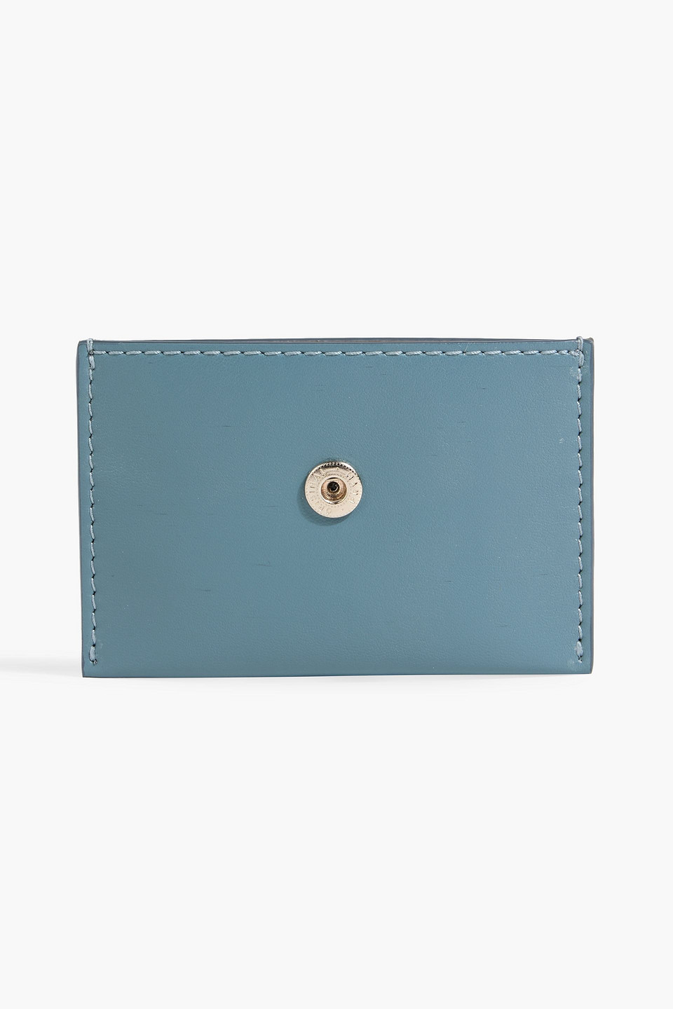 Stella Mccartney Snap-detailed Cardholder In Blue