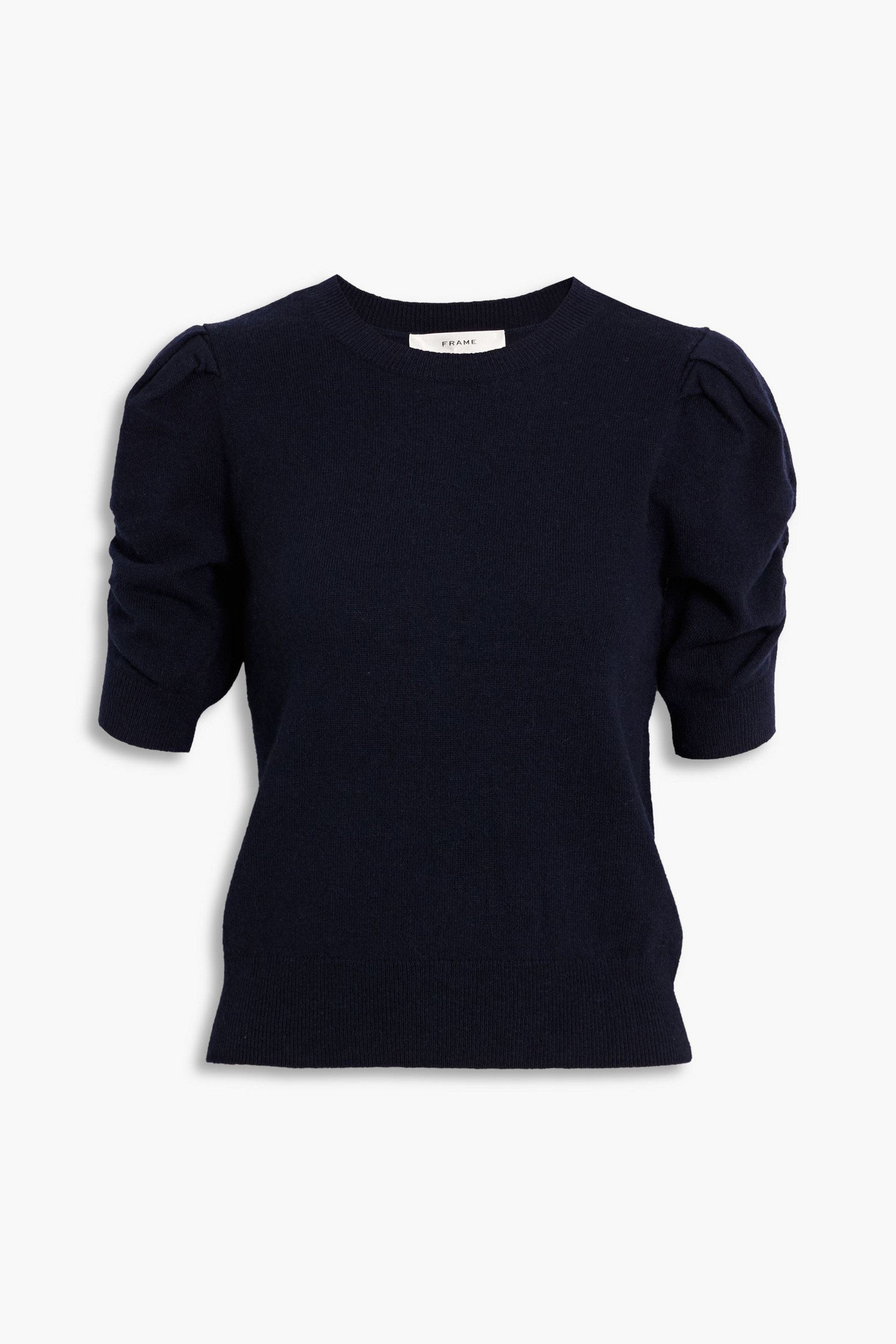 FRAME Frankie ruched wool-blend sweater