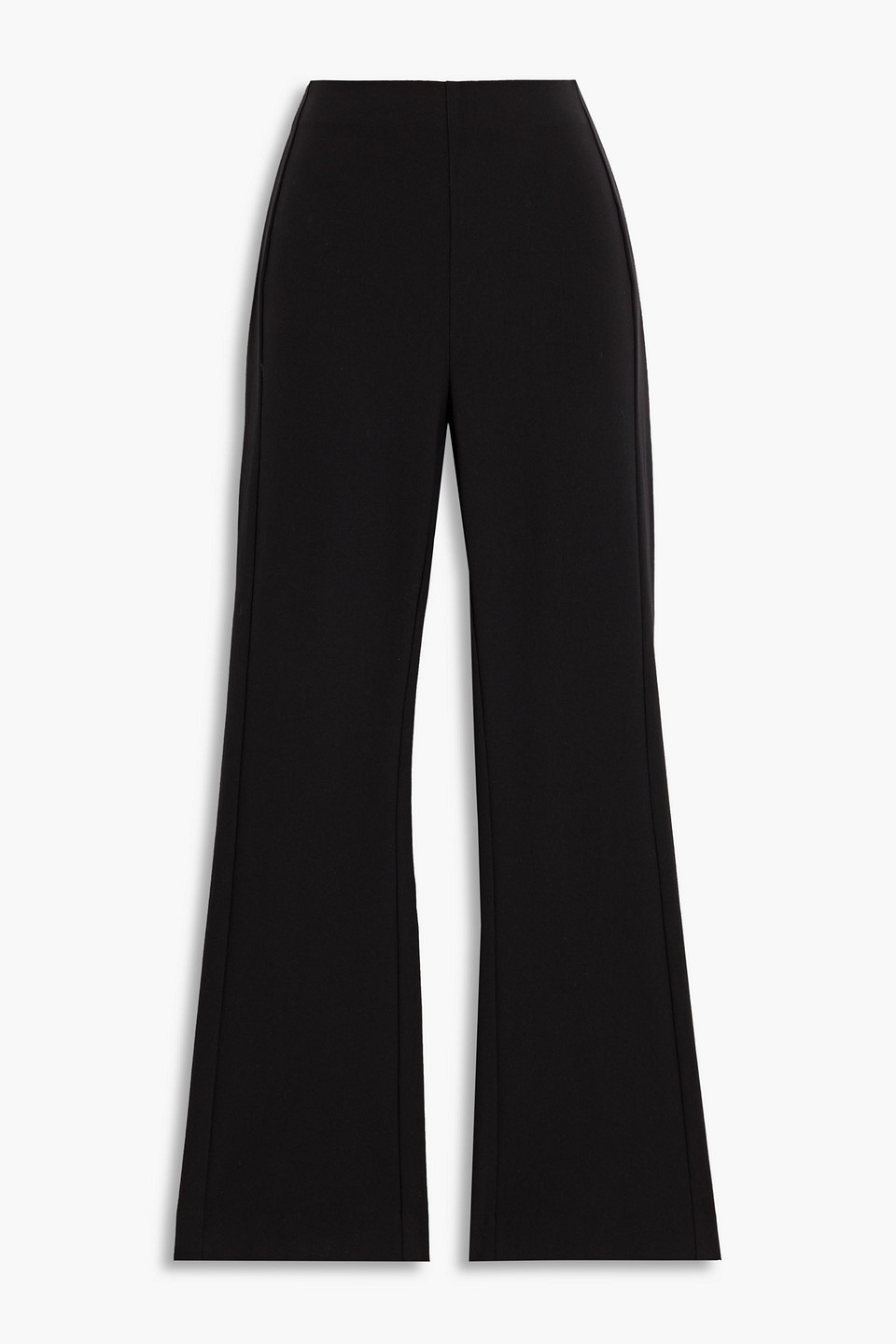 Rag & Bone Simone Cropped Stretch Cotton-blend Twill Bootcut Pants In Black