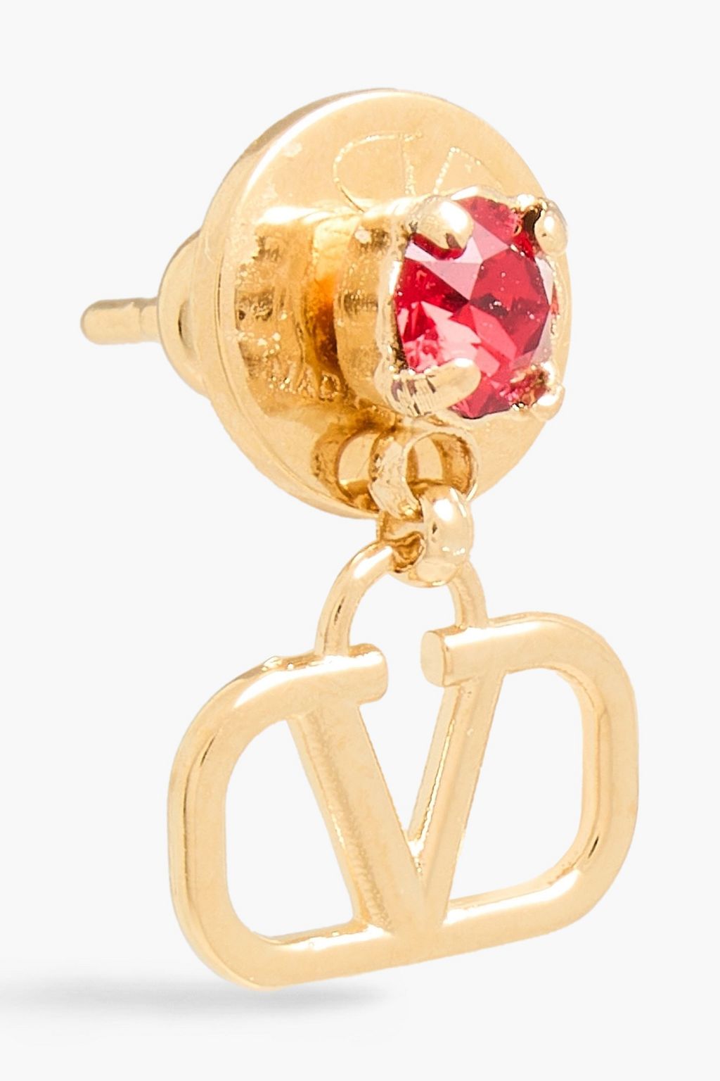 VALENTINO GARAVANI VLOGO gold-tone crystal earrings