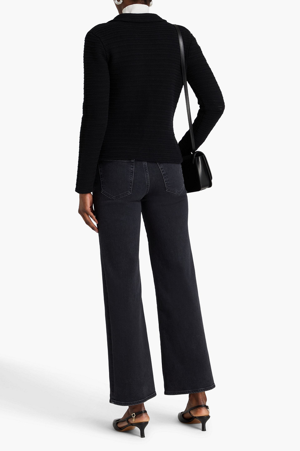  Frame - Cotton Blazer - Black - L 