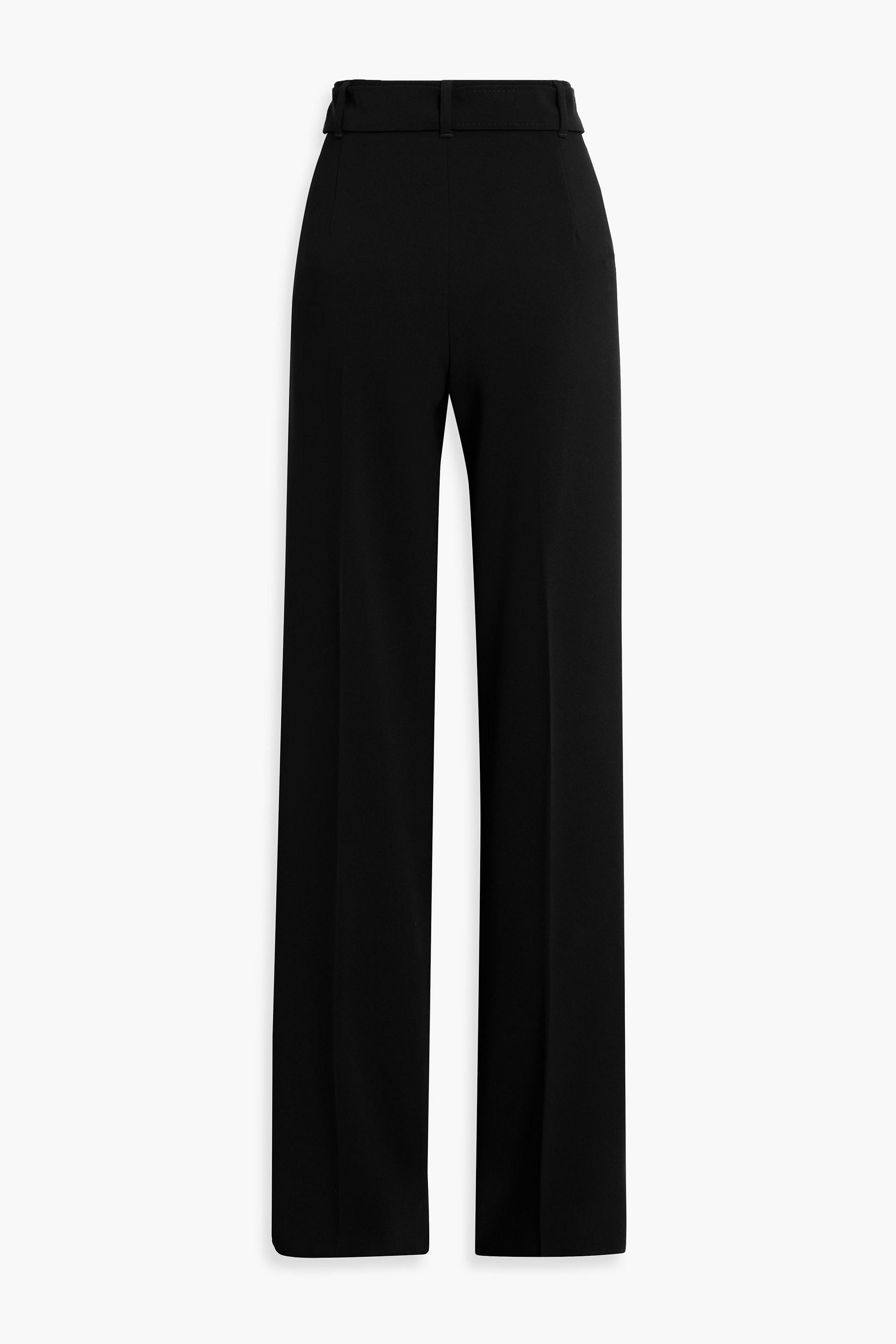 MAX MARA STUDIO Latina belted crepe straight-leg pants