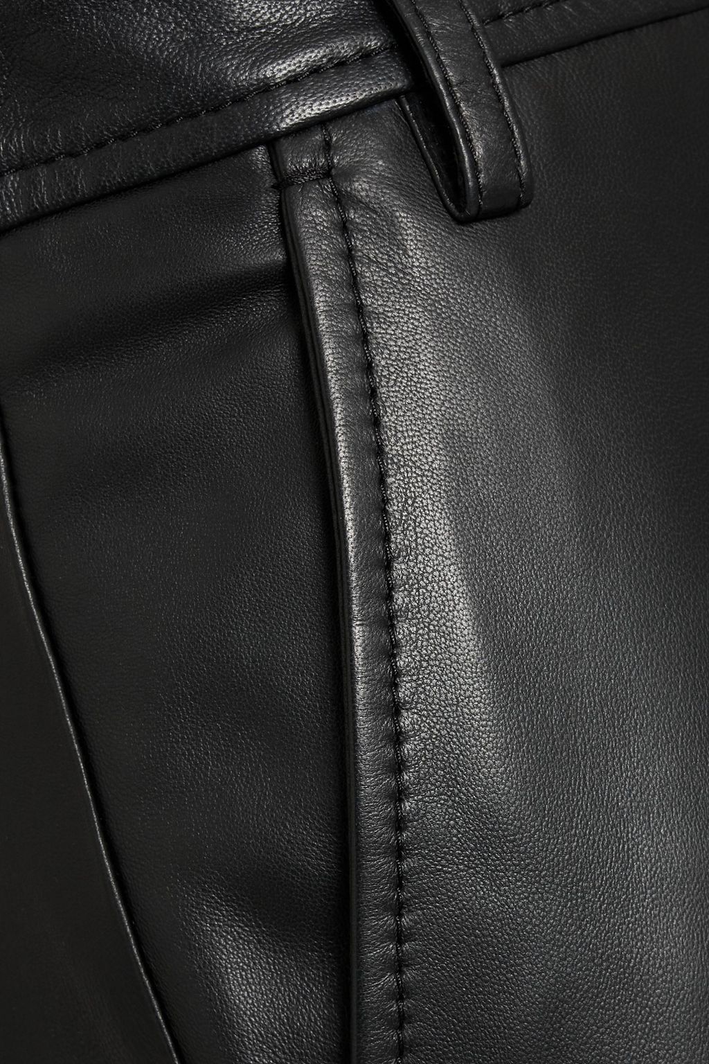 MAX MARA STUDIO Zante leather straight-leg pants