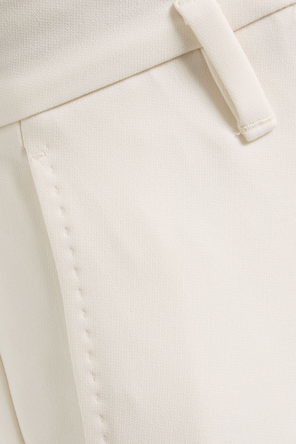 Max Mara Alabama Crepe Bootcut Pants In White