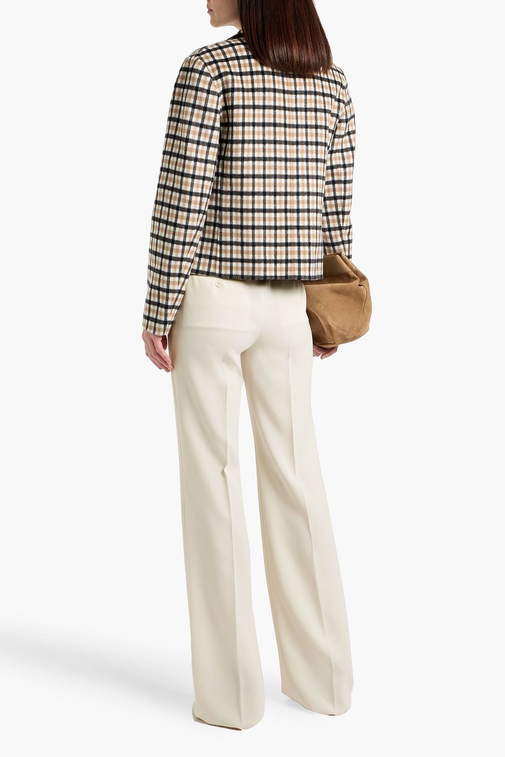 MAX MARA STUDIO Alabama crepe bootcut pants