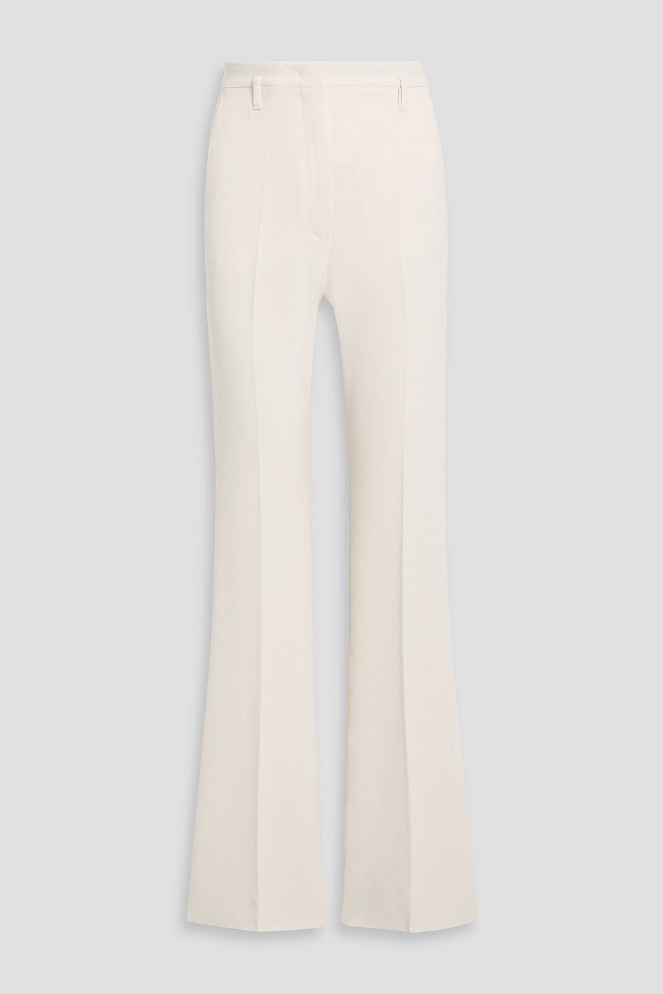Max Mara Alabama Crepe Bootcut Pants In White