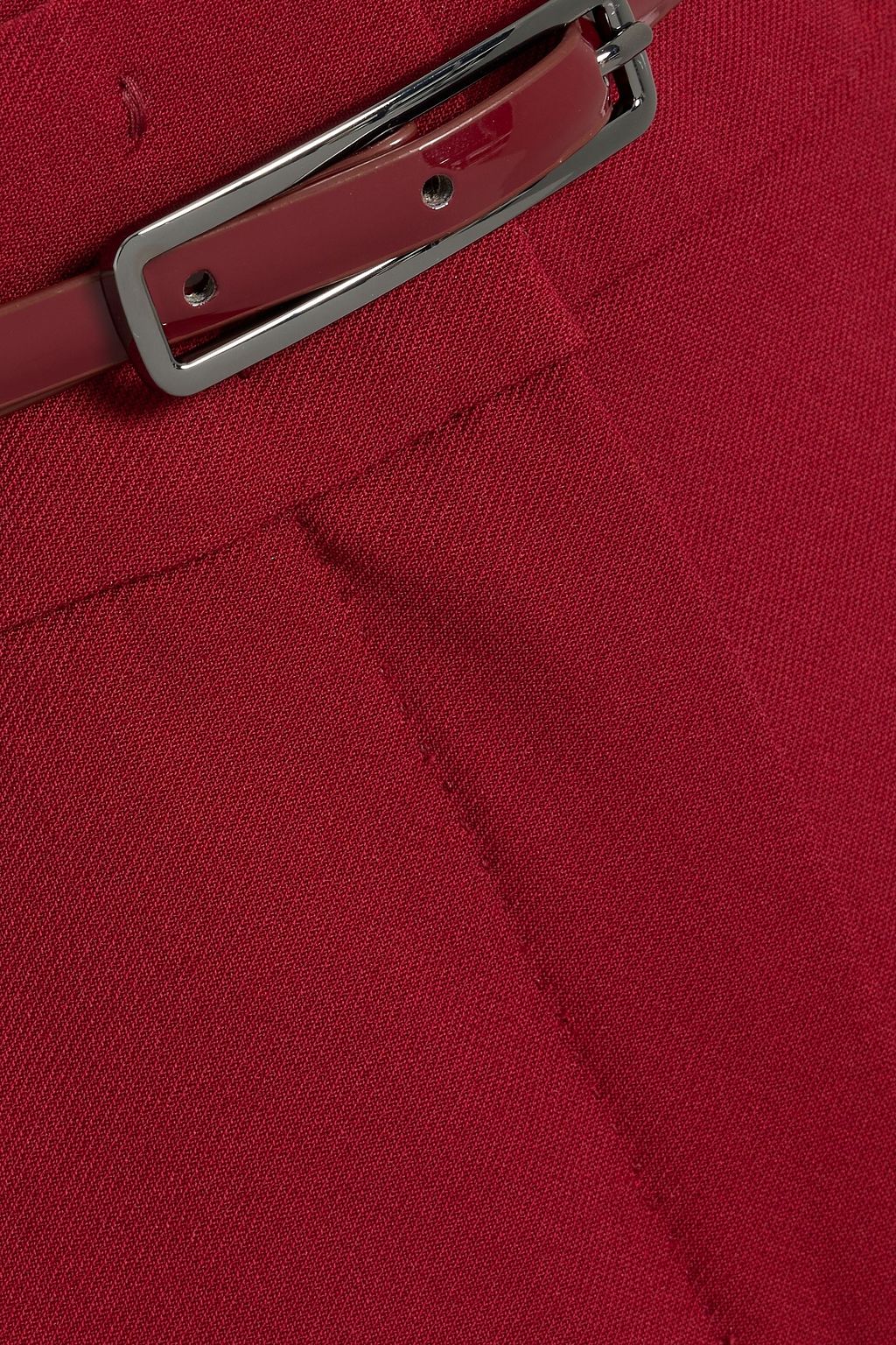 MAX MARA STUDIO Marusca belted wool-twill wide-leg pants