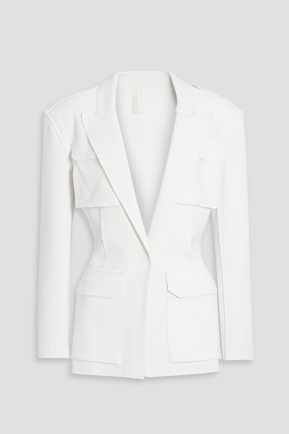 Norma Kamali Cady Jacket In White