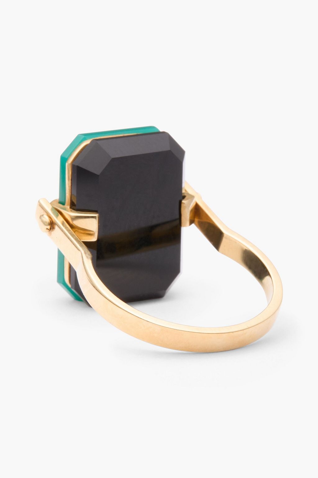 ALIITA Gold-tone stone ring