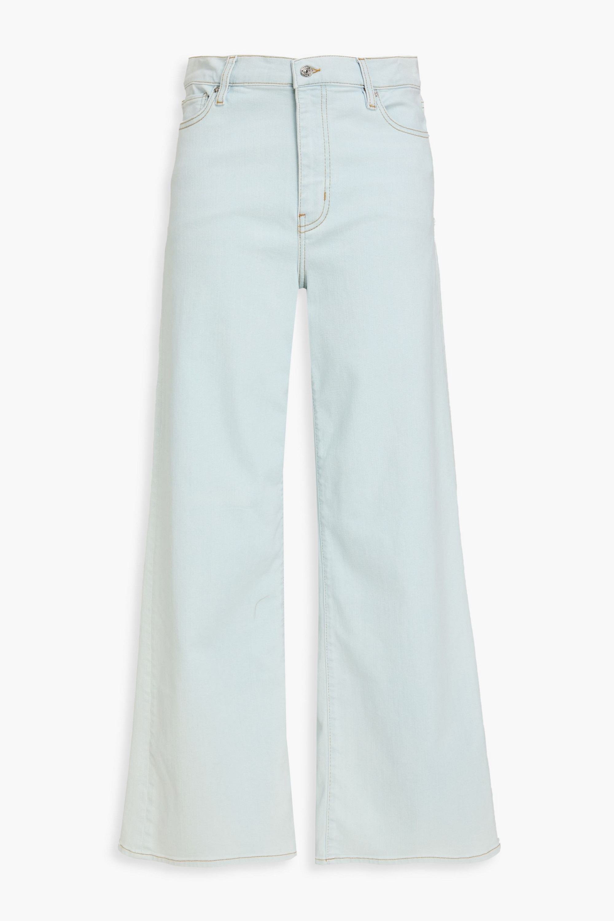 FRAME Le Slim Palazzo high-rise wide-leg jeans