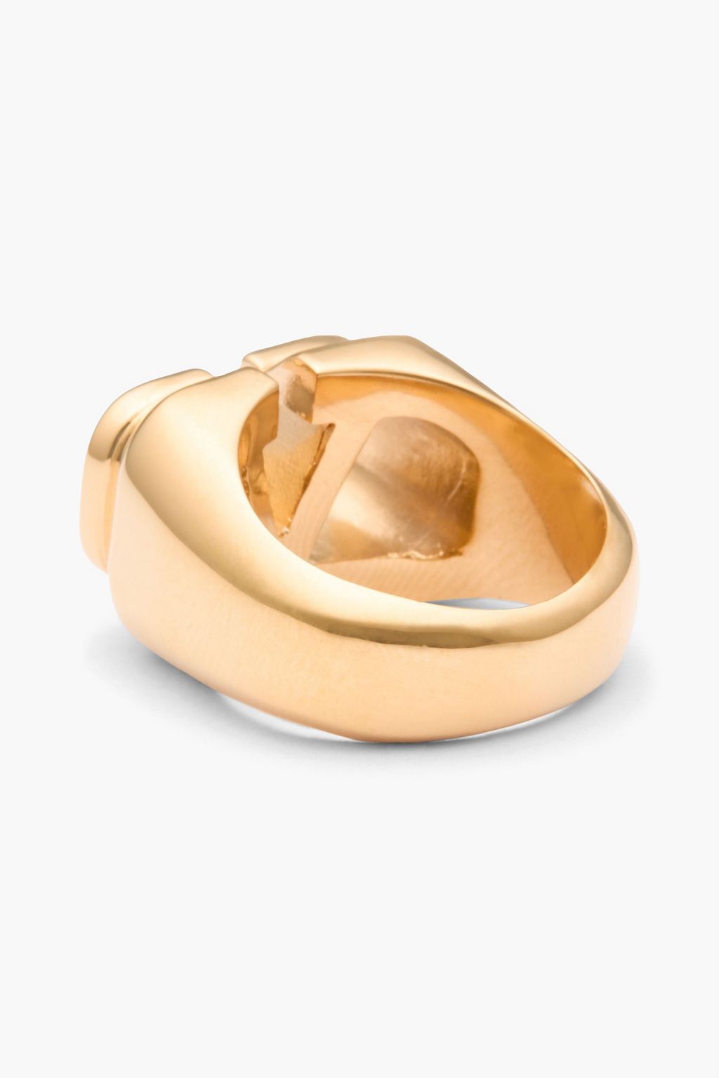 VALENTINO GARAVANI 18-karat gold-plated ring