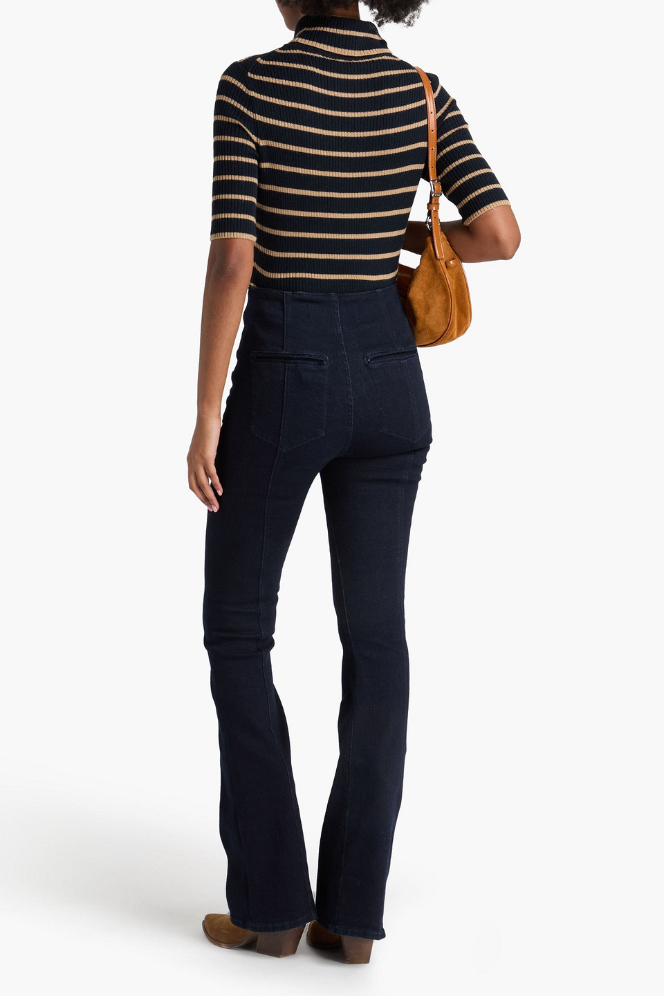  Veronica Beard - Beverly High-rise Flared Jeans - Blue - 24 