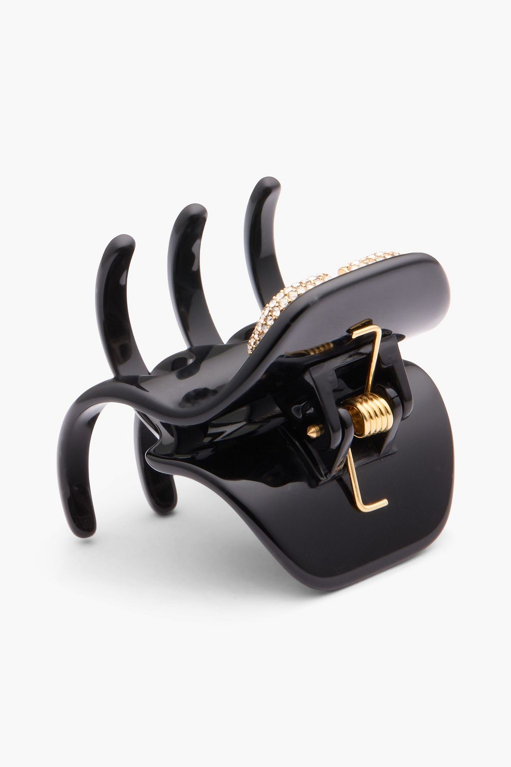 VALENTINO GARAVANI مشبك للشعر من مادة PVC مزيّن بالكريستال