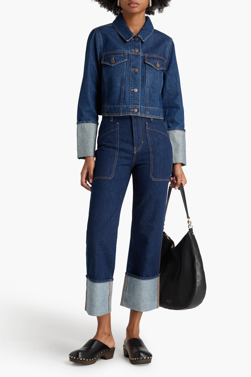  Veronica Beard - Cropped Jeansjacke „phila“ - Blau - Xs 