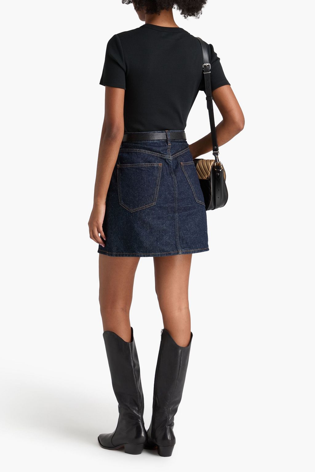 VERONICA BEARD Pruit ribbed Pima cotton-blend bodysuit