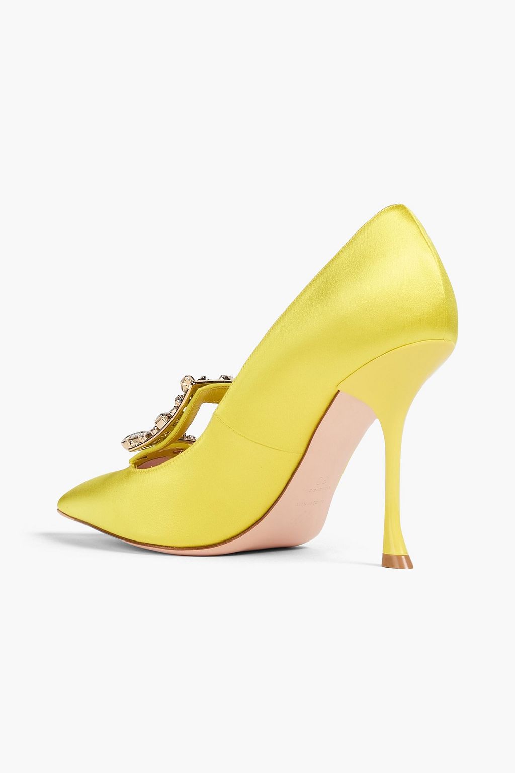 ROGER VIVIER Embellished satin pumps