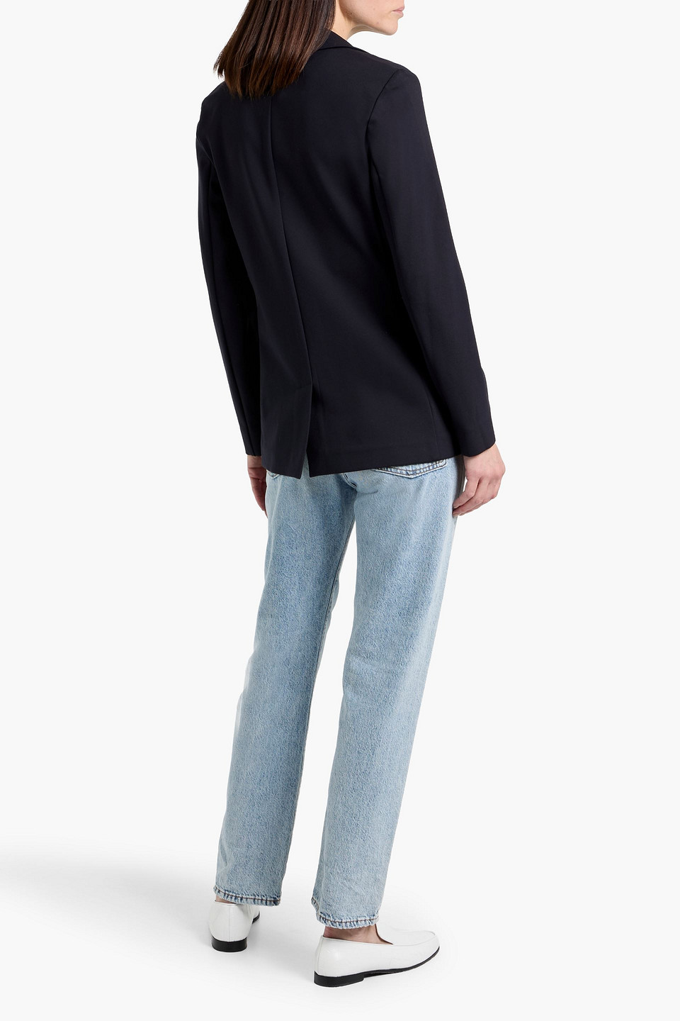 Max Mara Joice Jersey Blazer In Blue