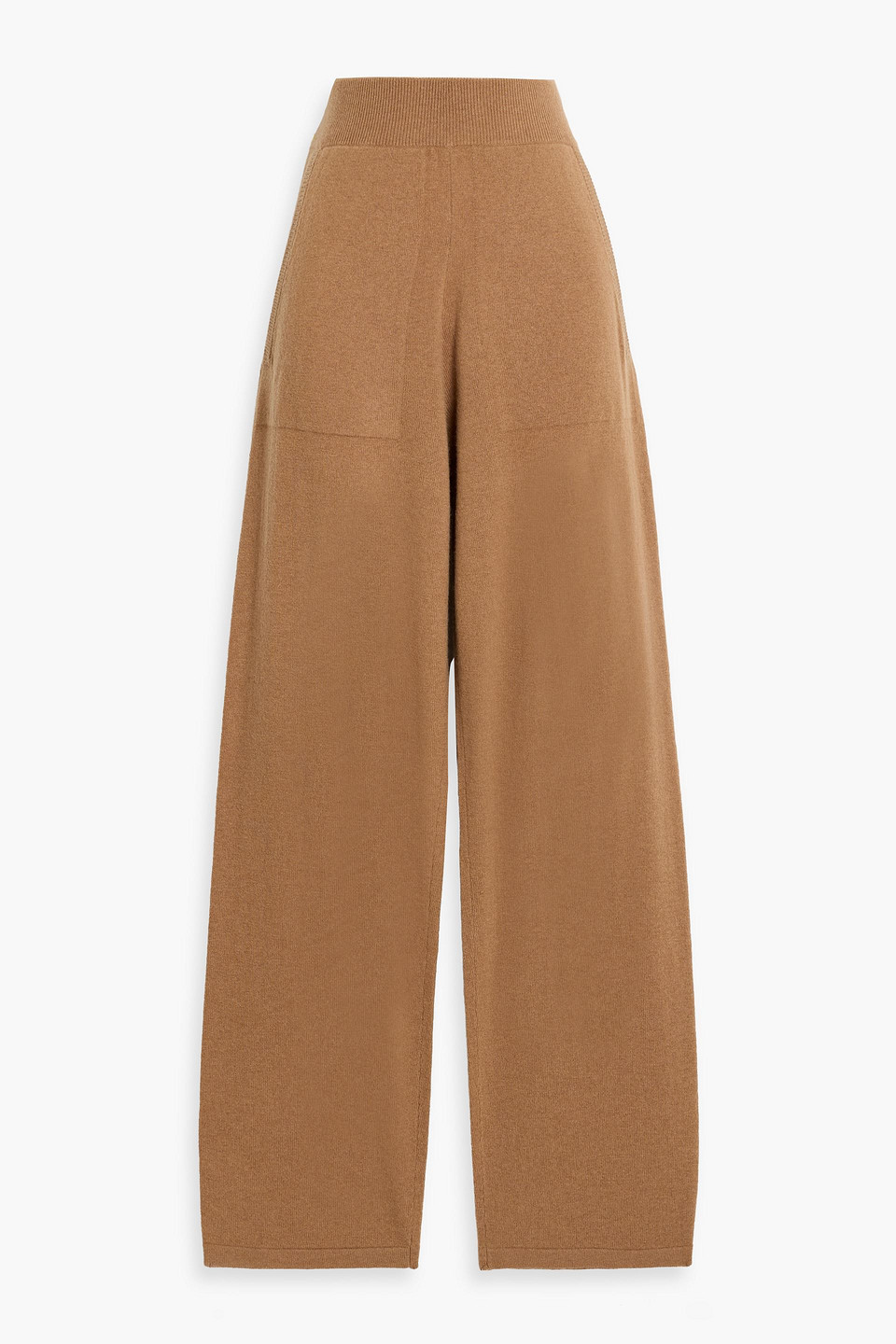 Max Mara Ghiro Wool And Cashmere-blend Straight-leg Pants In Brown