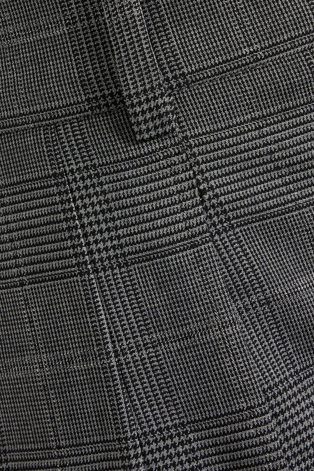 MAX MARA STUDIO Guelfi Prince of Wales checked wool-bend tapered pants