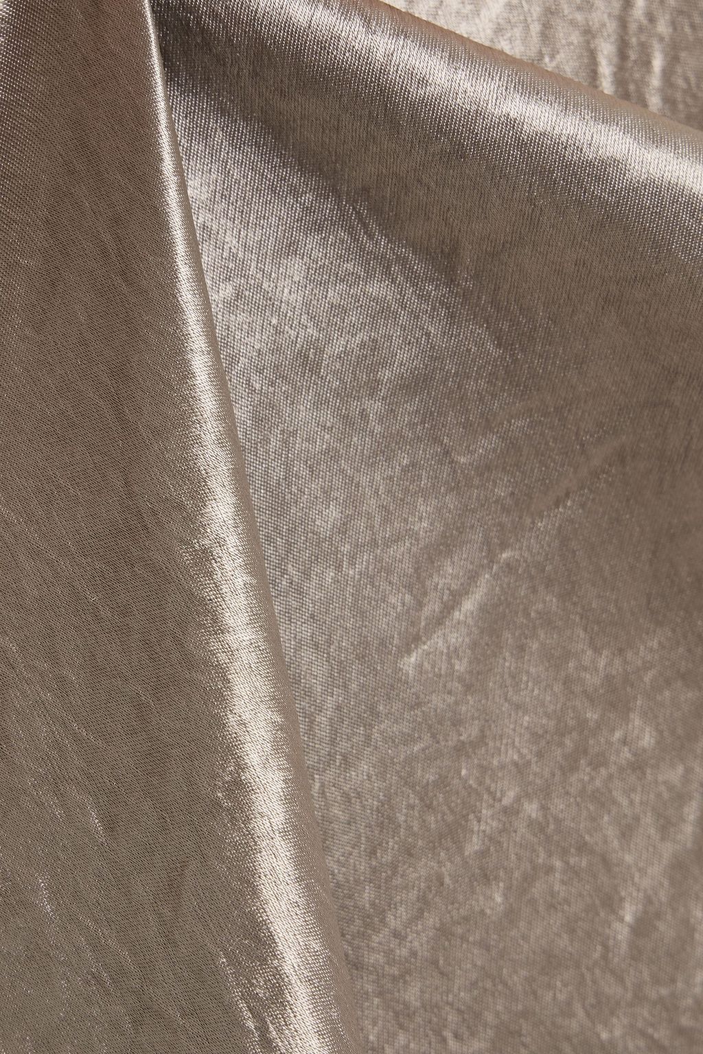 MAX MARA Alessio crinkled-satin midi skirt