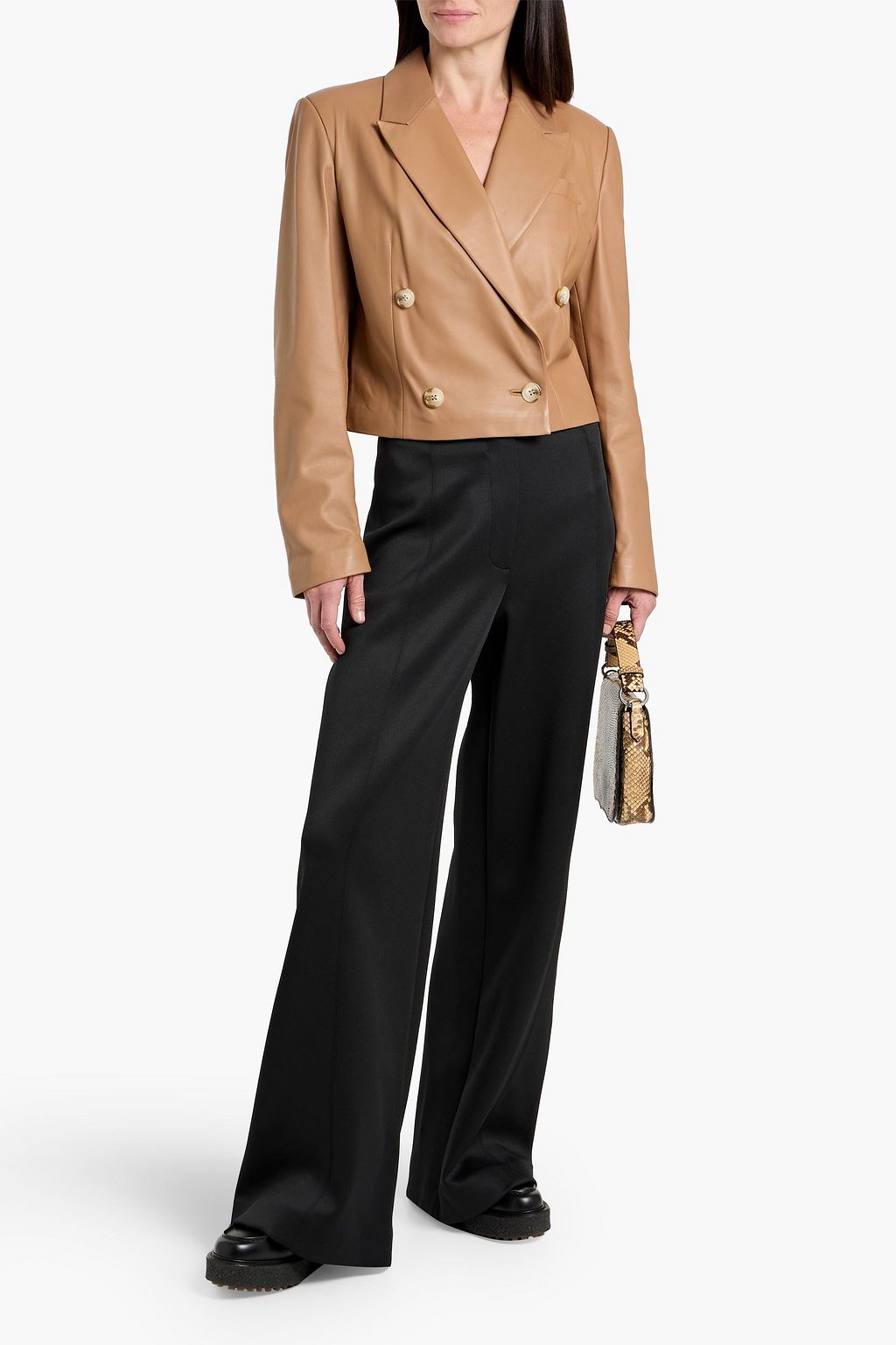 MAX MARA Laerte stretch-cady wide-leg pants