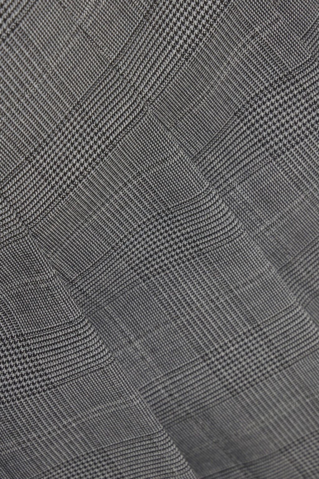 MAX MARA STUDIO Alcuno Prince of Wales checked wool-blend mini skirt