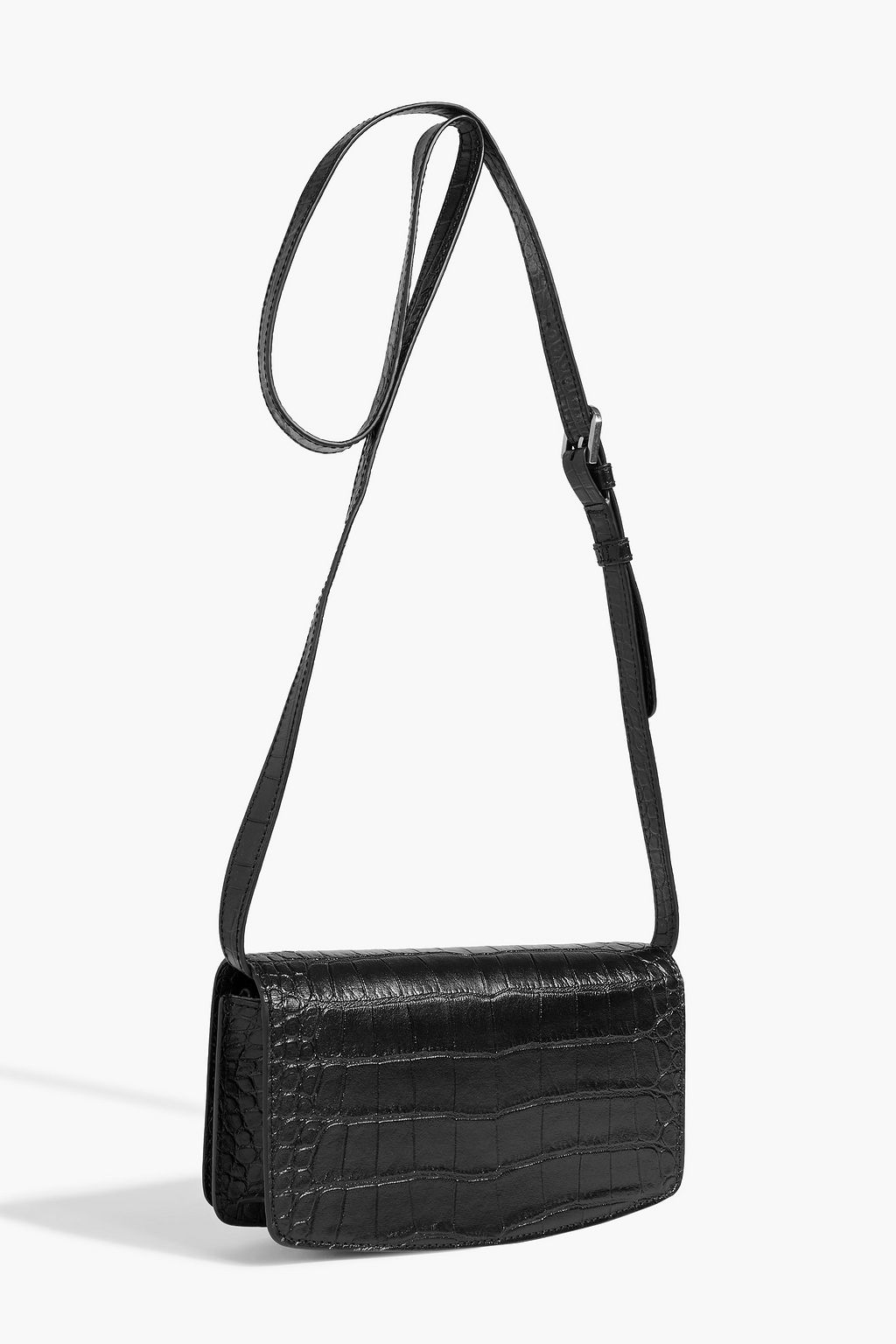 STELLA MCCARTNEY S-Wave croc-effect shoulder bag