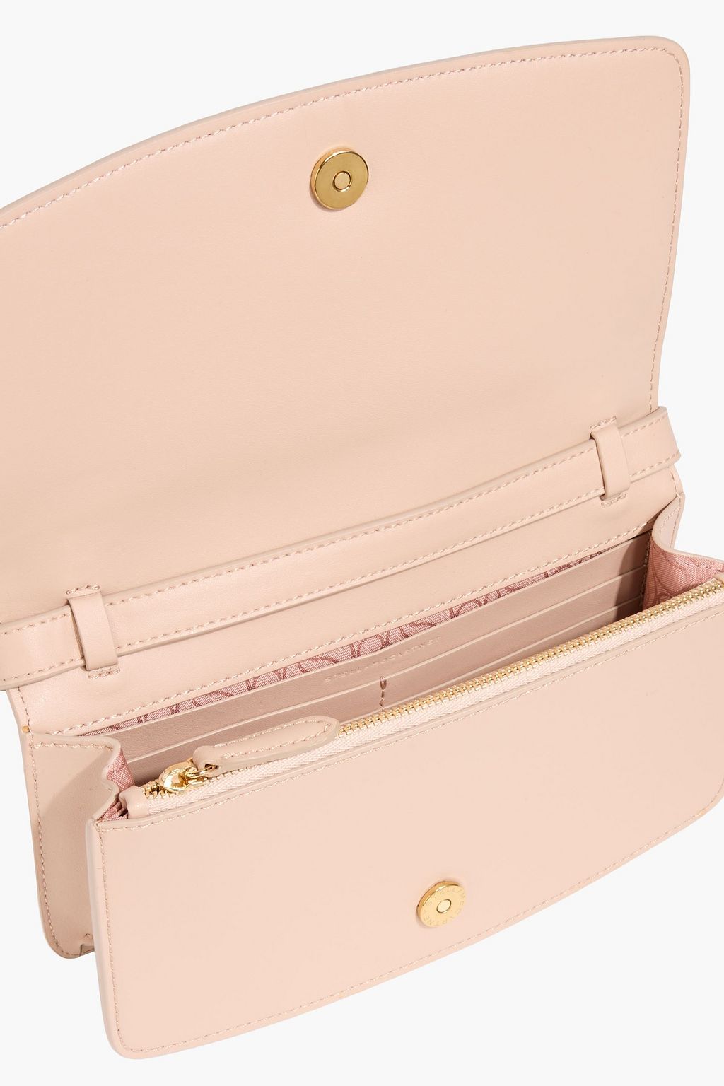 STELLA MCCARTNEY S-Wave crystal-embellished brushed cross-body bag