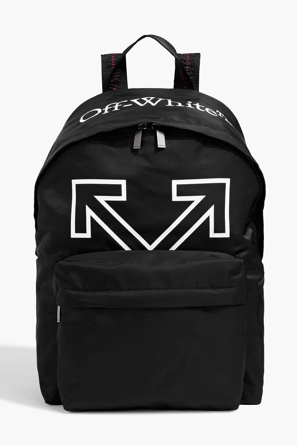 Off-white Heritage Printed Shell Backpack In Black