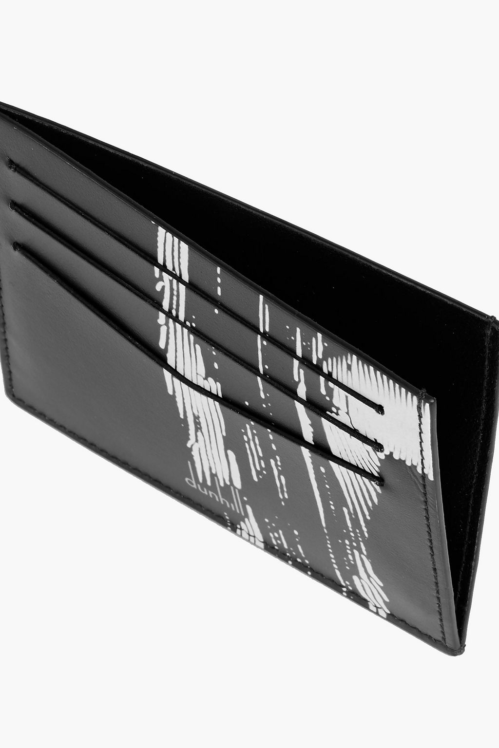 DUNHILL Printed leather cardholder