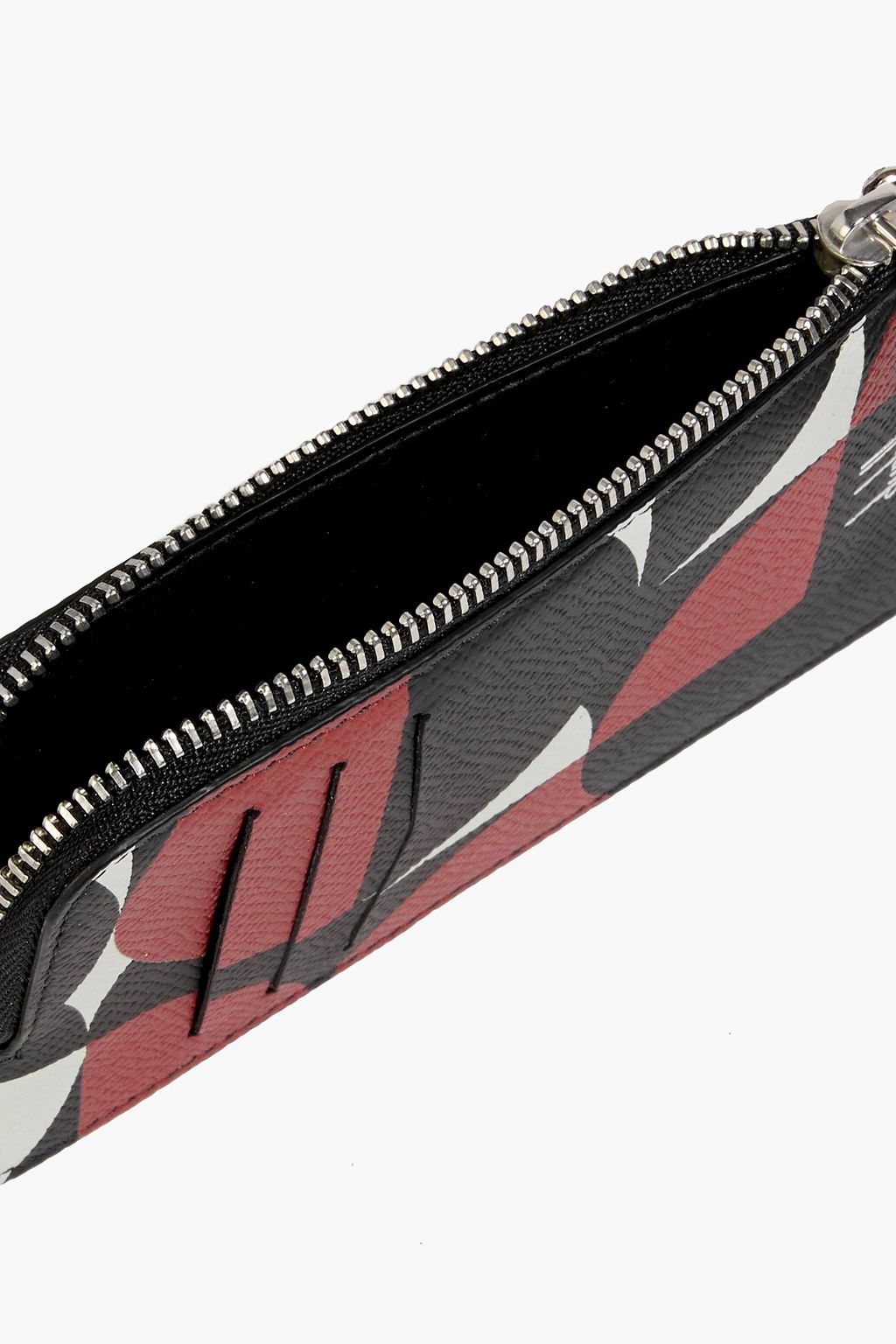 DUNHILL Cadogan printed pebbled-leather cardholder