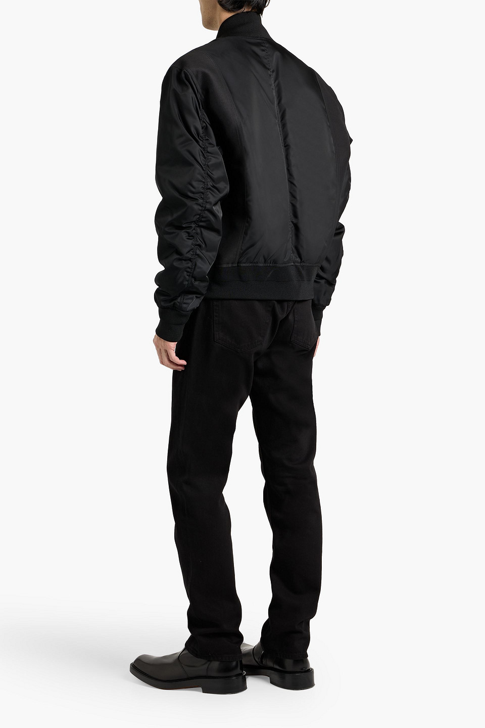 Dunhill Shell Bomber Jacket In Black