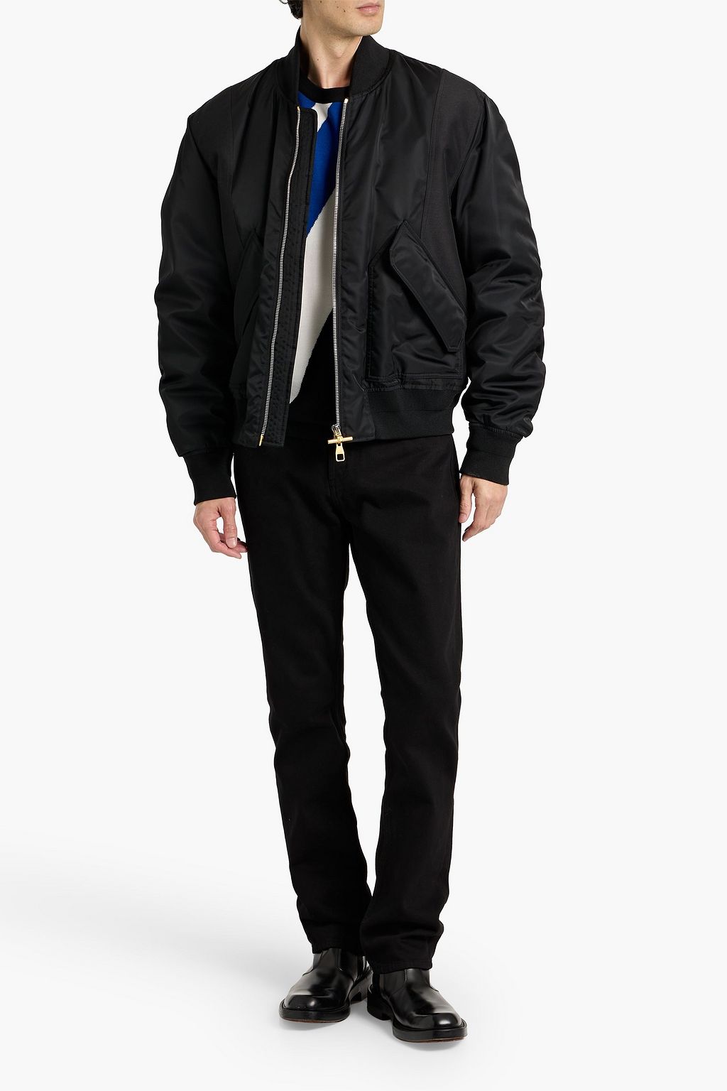 DUNHILL Shell bomber jacket