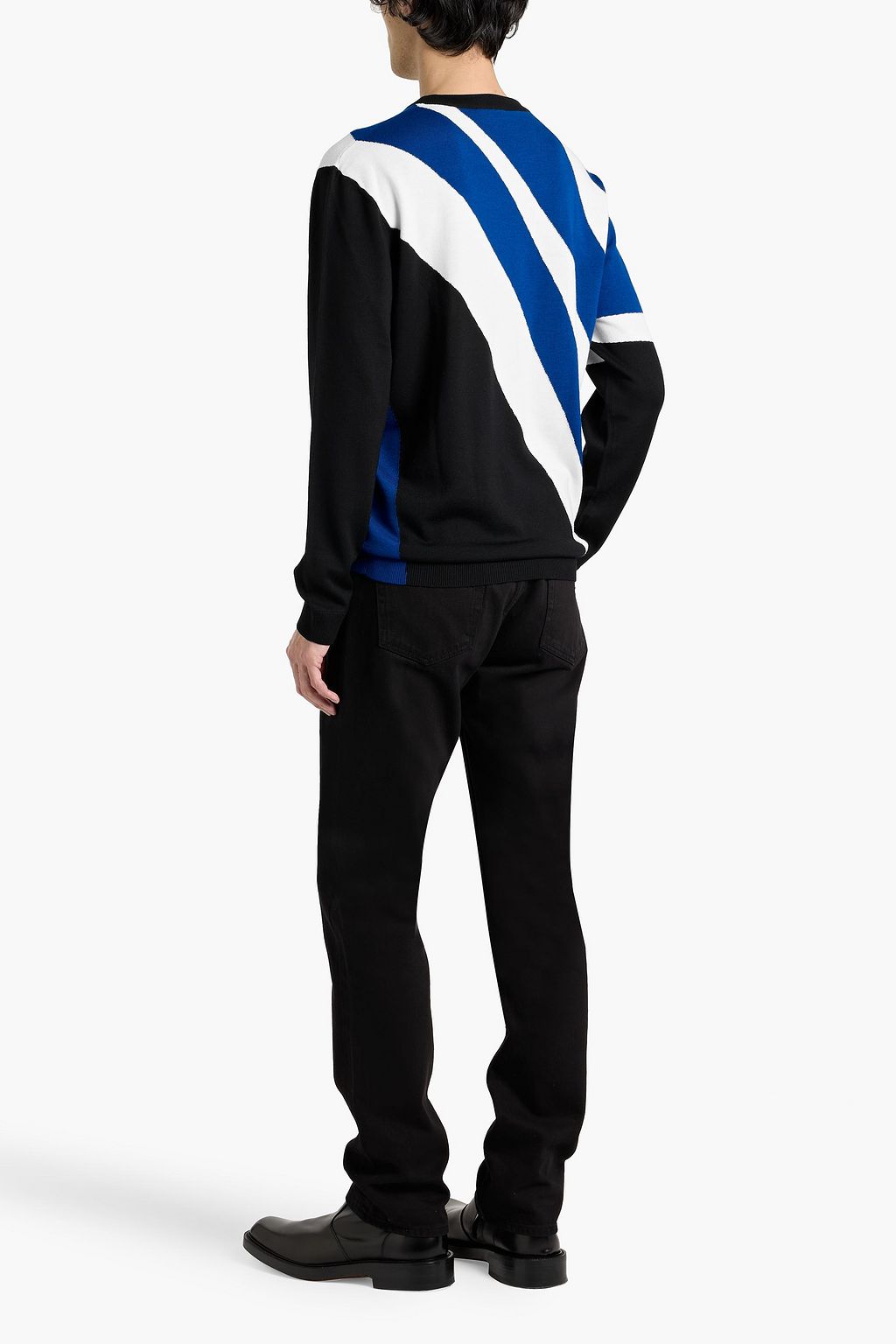 DUNHILL Intarsia wool sweater