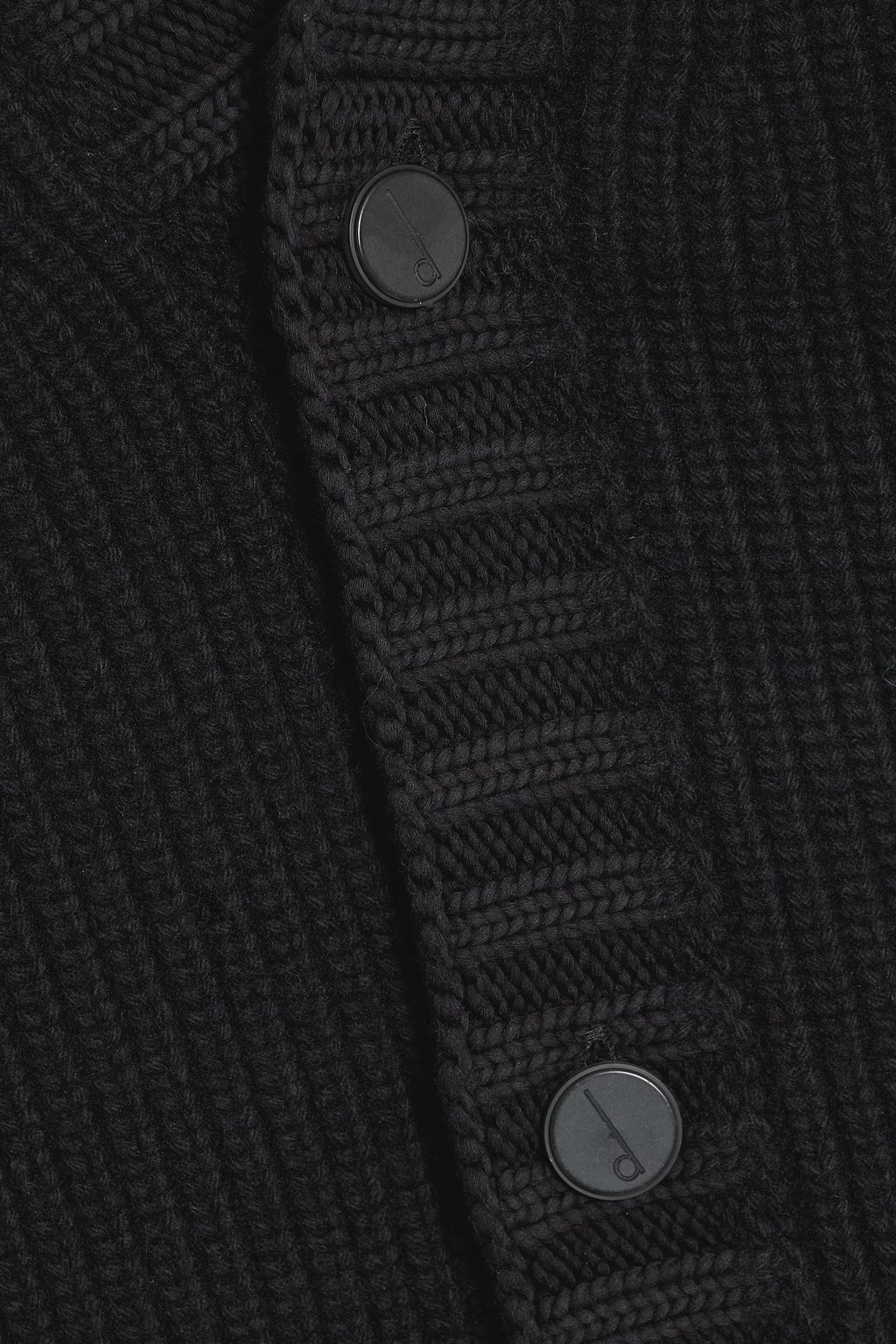 DUNHILL Ribbed wool cardigan