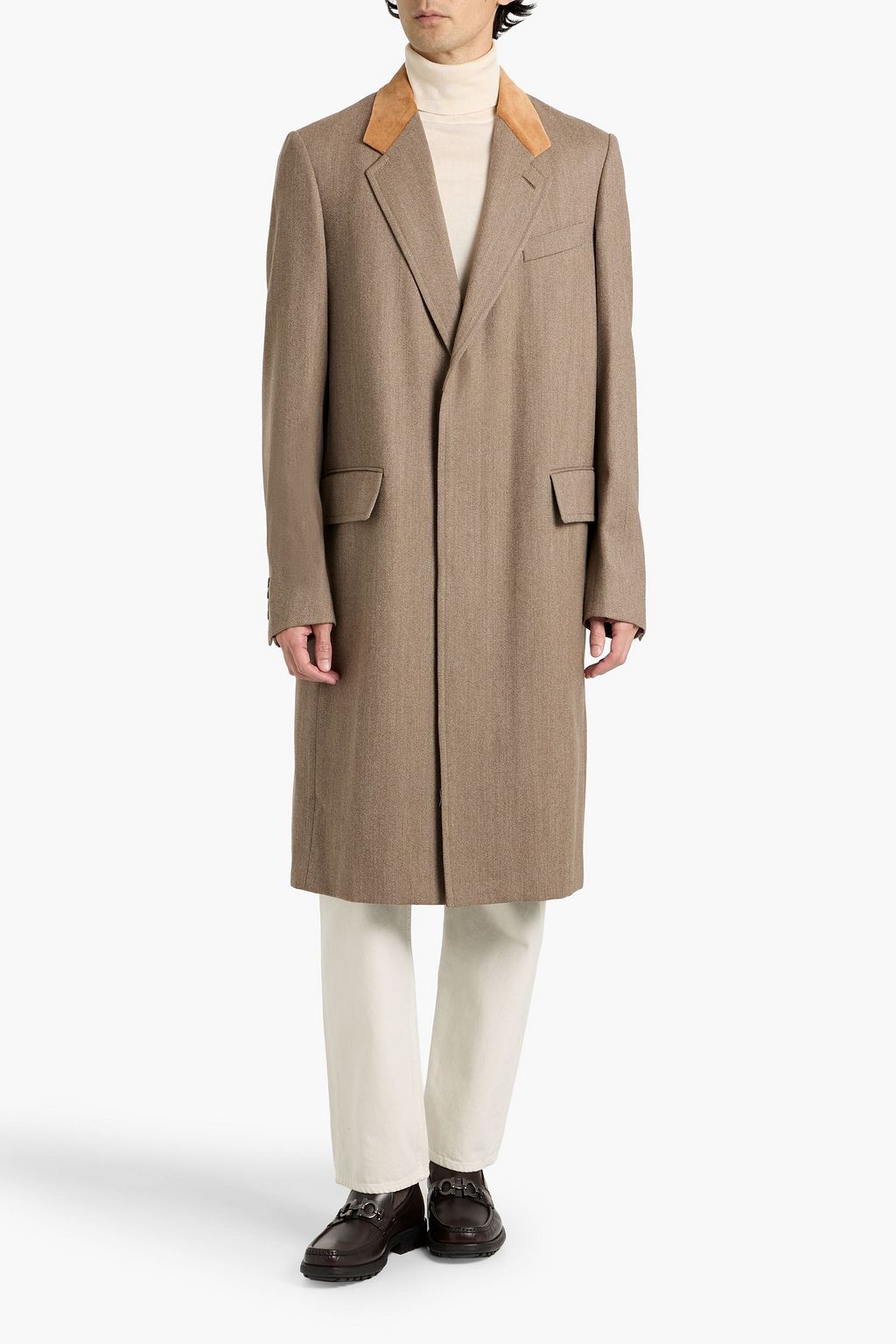 DUNHILL Wool-tweed coat