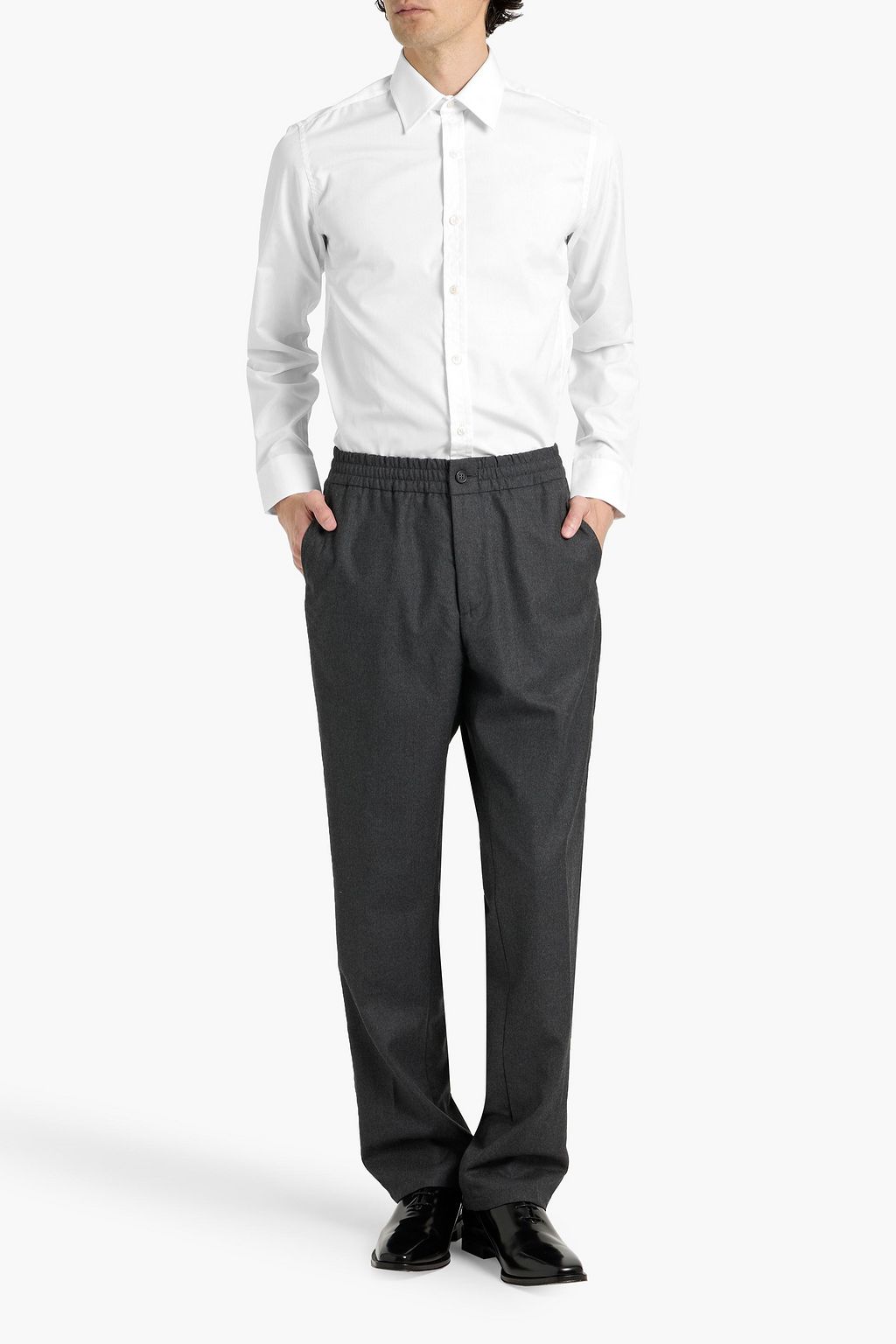 DUNHILL Wool-flannel pants