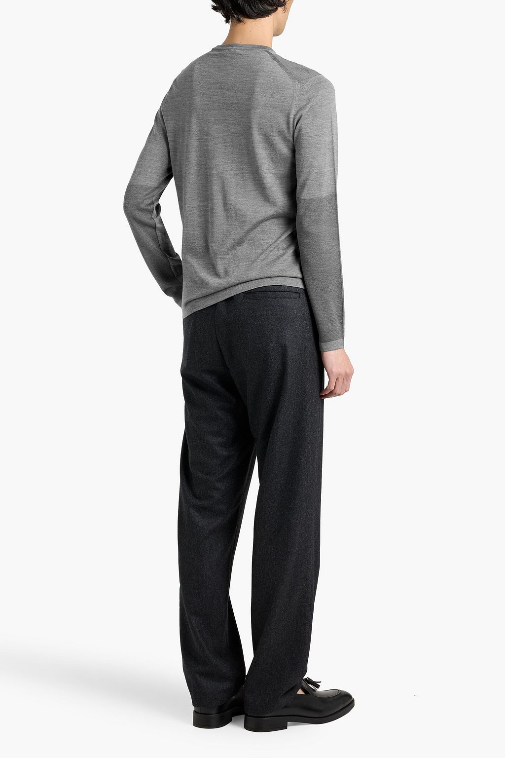 DUNHILL Wool and silk-blend sweater