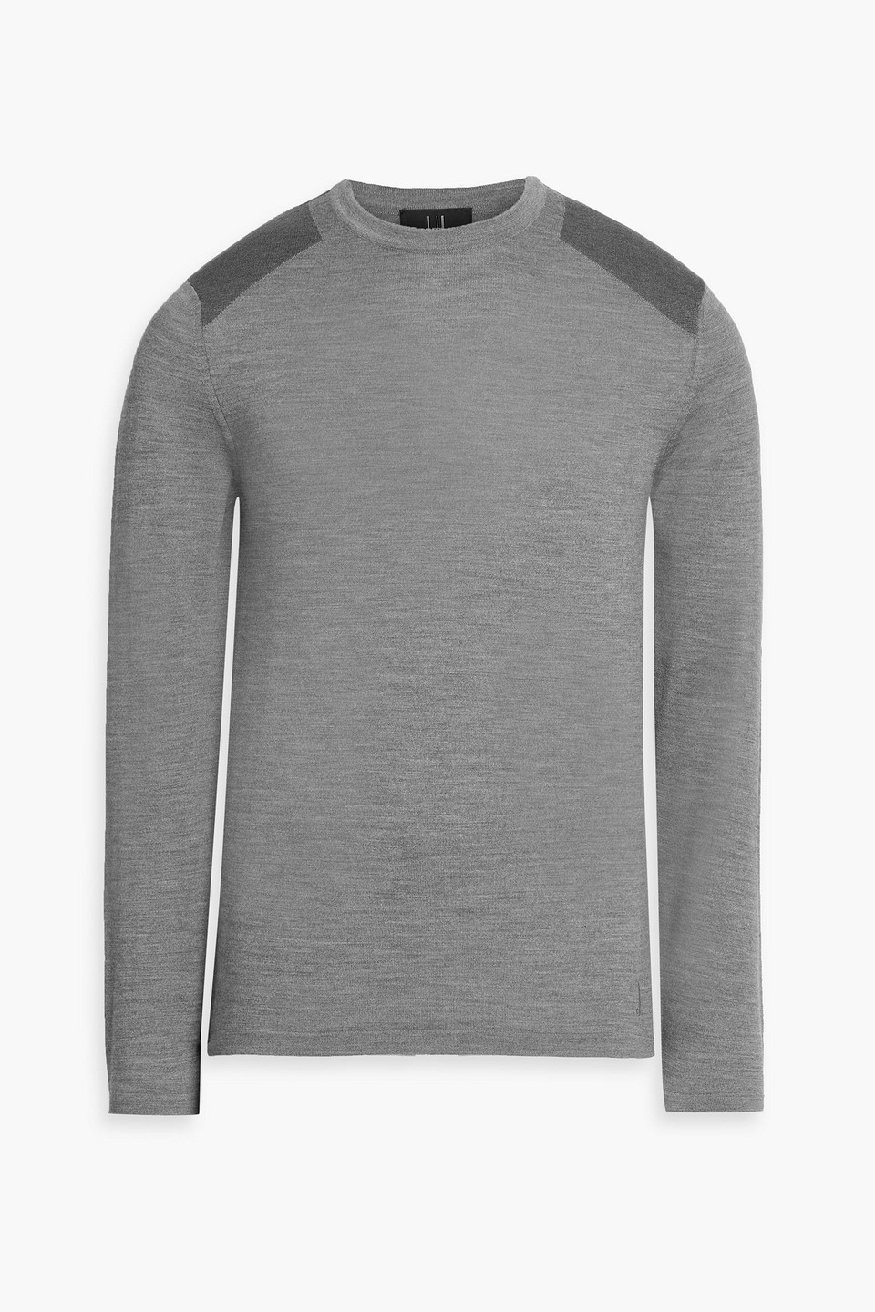 Dunhill Wool And Silk-blend Sweater In Gray