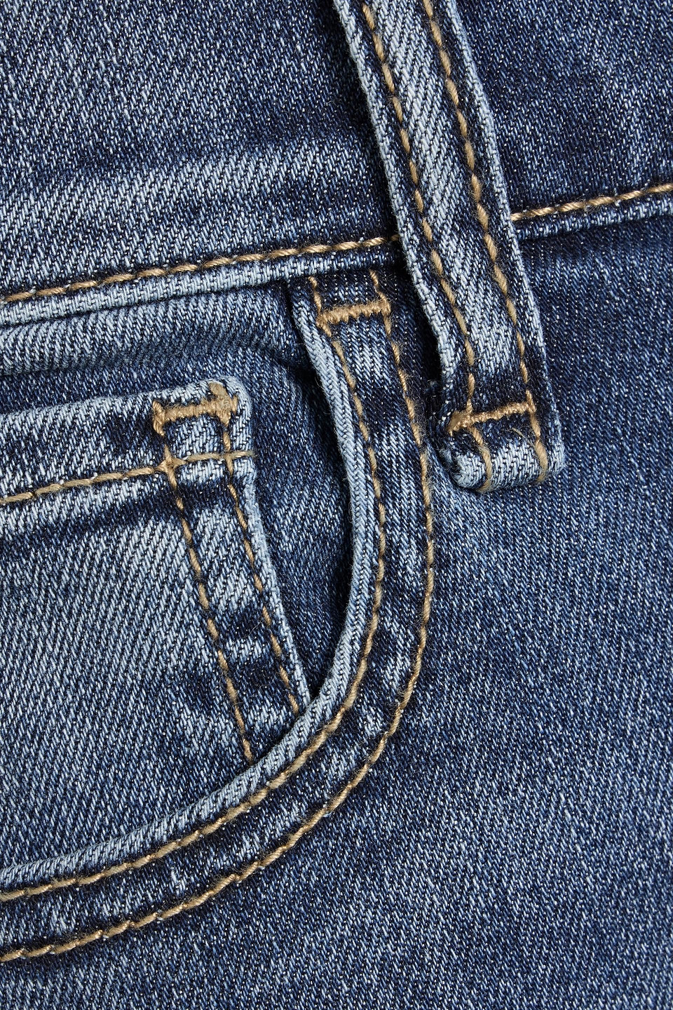 Rag & Bone Serena Cropped High-rise Wide Leg Jeans In Blue