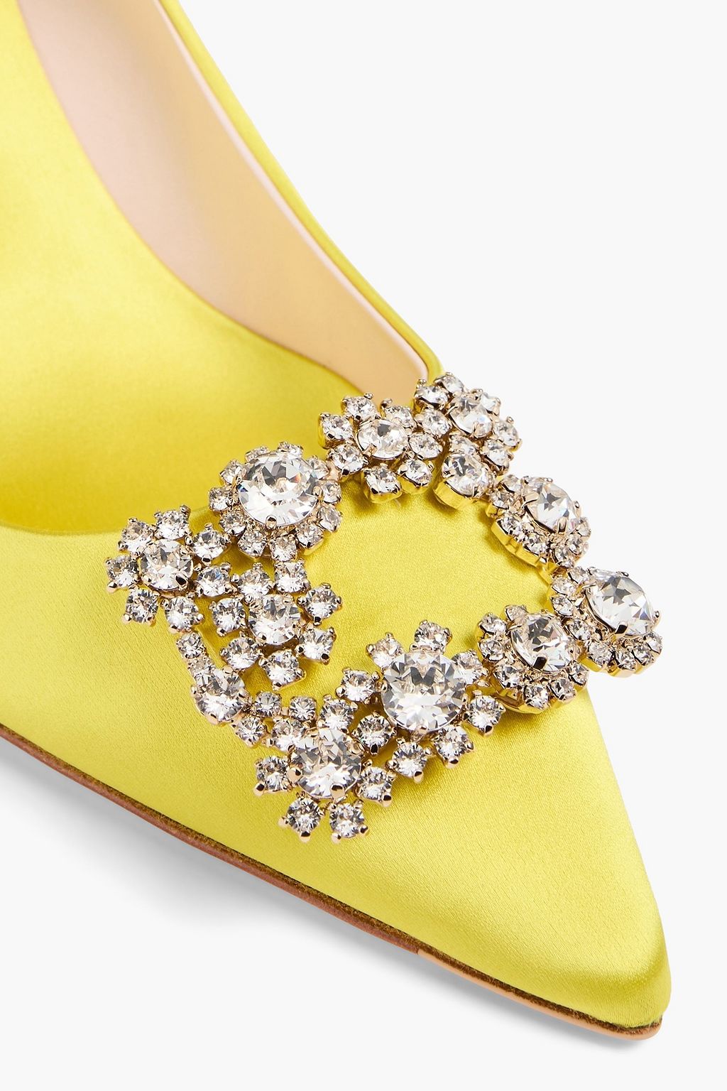 ROGER VIVIER Embellished satin pumps